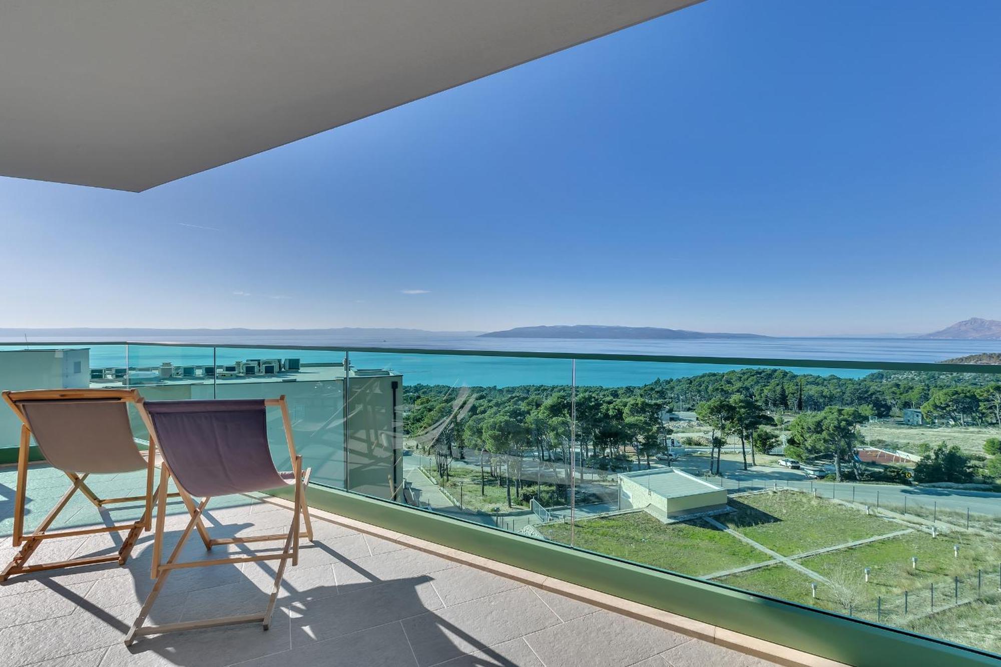 Appartamento Exclusive Penthouse Big Blue With Private Jacuzzi Makarska Esterno foto