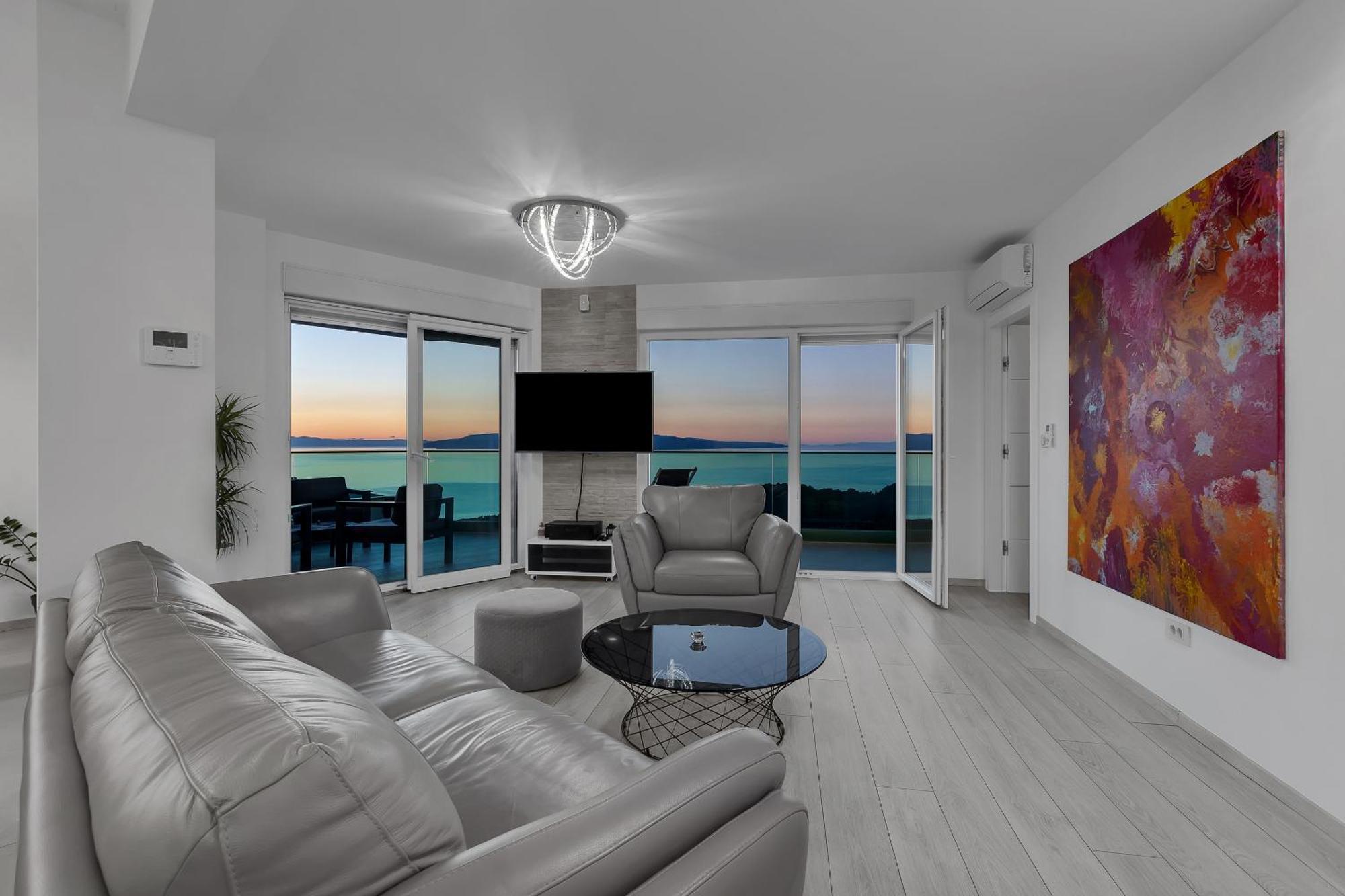 Appartamento Exclusive Penthouse Big Blue With Private Jacuzzi Makarska Esterno foto