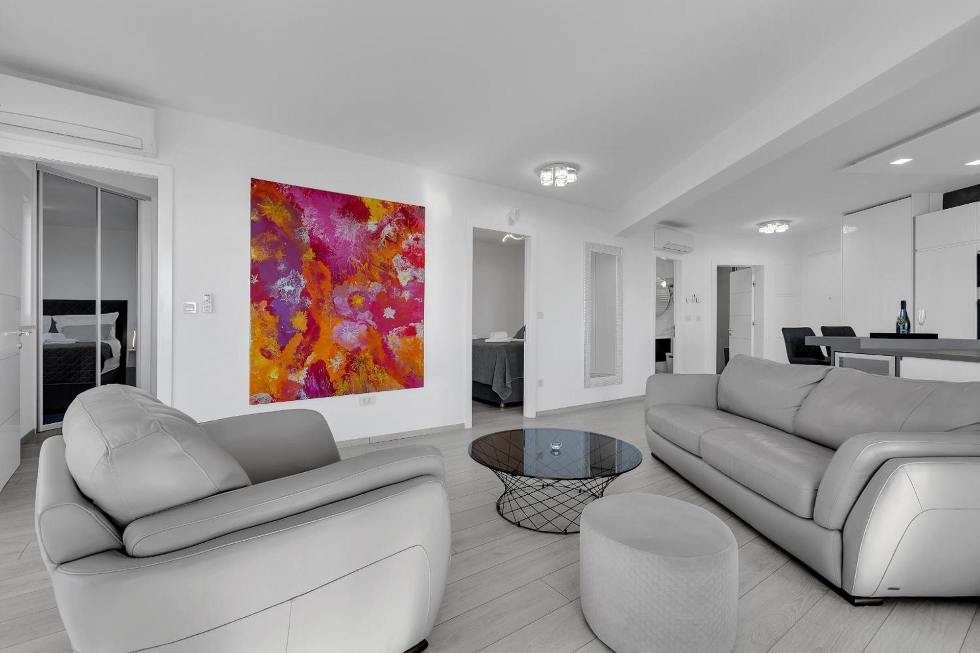 Appartamento Exclusive Penthouse Big Blue With Private Jacuzzi Makarska Esterno foto