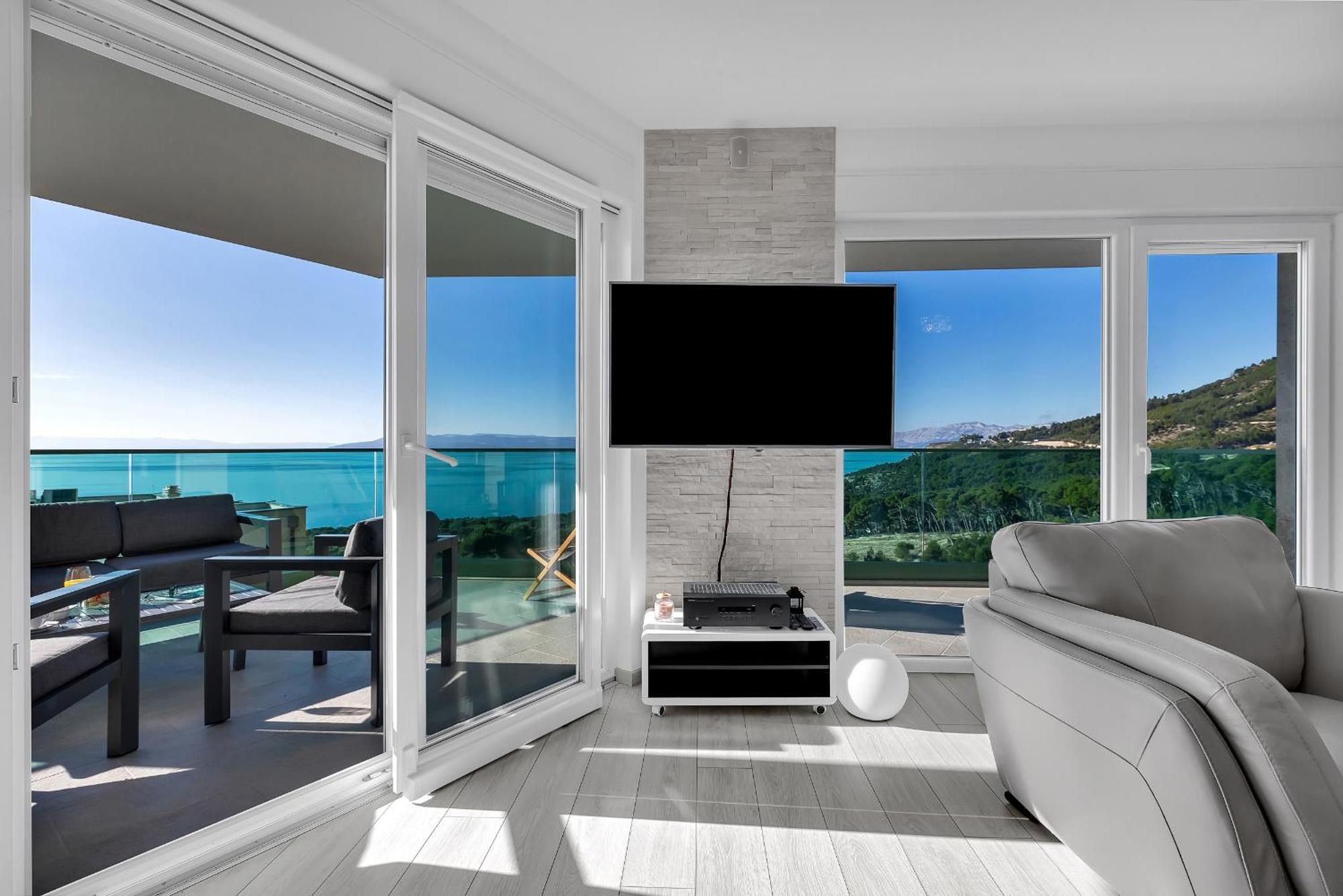 Appartamento Exclusive Penthouse Big Blue With Private Jacuzzi Makarska Esterno foto