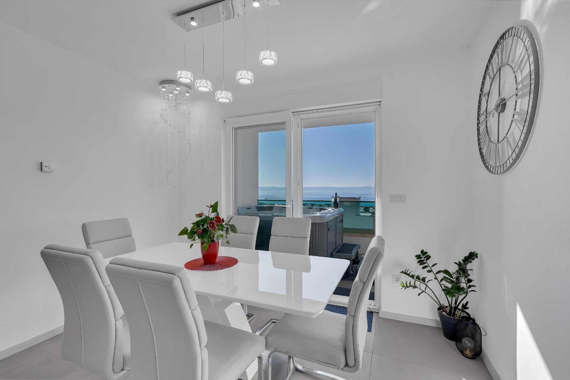 Appartamento Exclusive Penthouse Big Blue With Private Jacuzzi Makarska Esterno foto